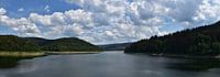 Blick über einen See in Deutschland