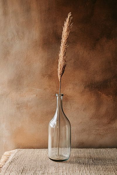 Vase minimaliste avec branche en train de sécher par Imperial Art House