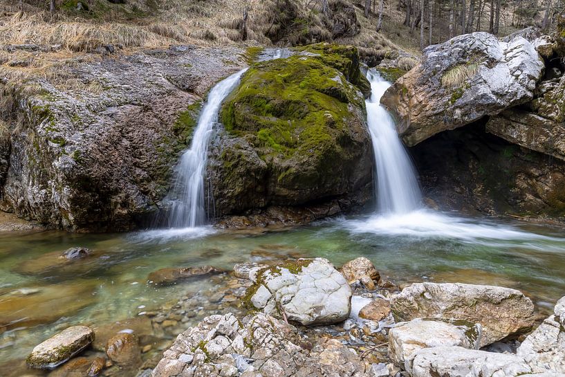 Small waterfall in Farchant by Teresa Bauer