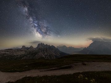 Milchstraße in den Dolomiten von Anselm Ziegler Photography