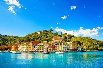 Vue du village de Portofino. Ligurie, Italie