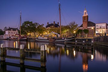 Hellevoetsluis fortress, port and town hall by Nico Roos
