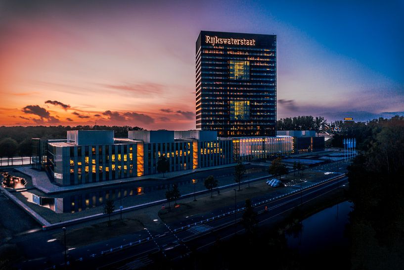Sunset Rijkswaterstaat by The Utregter Photoraphy