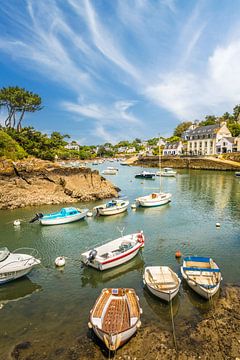 The harbour bay of Doëlan, Clohars-Carnoët, Brittany