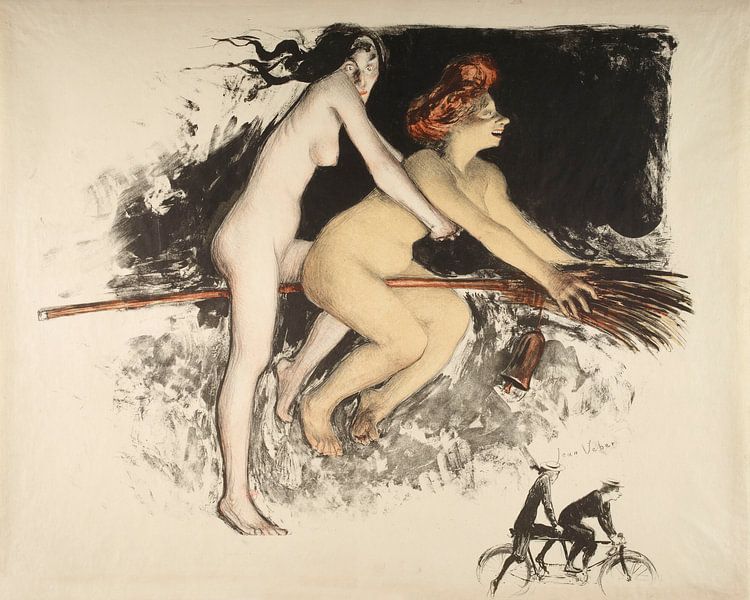 Les sorcières, Jean veber - 1900 par Atelier Liesjes