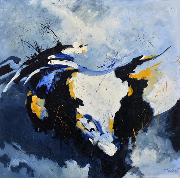 Abstract bull by pol ledent