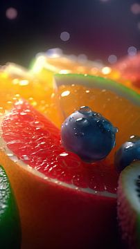 Foto: Juicy Fruit Salad van Blikvanger Schilderijen
