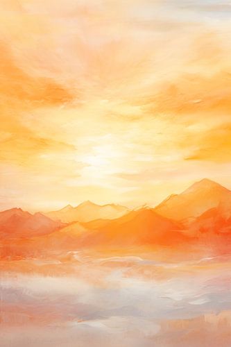 Zonovergoten Berglandschap