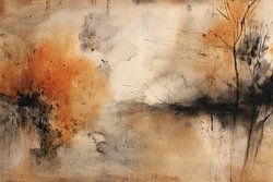 Abstrait beige apaisant aux reflets chaleureux