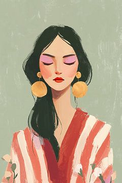 Girl in Kimono no. 2 by Studio BB