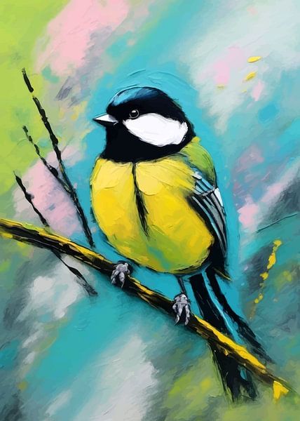 Mésange charbonnière par MIROKKU