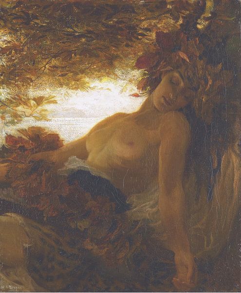 topless herfst, Herbert James Draper van Atelier Liesjes
