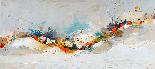 Abstract Flowers | Floral Dance in Colour