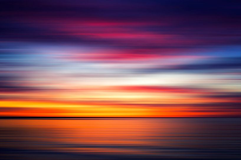 Divine Sunset Bliss - Abstrait côtier par Joseph S Giacalone Photography