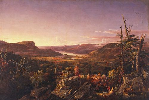 Jasper Francis Cropsey-Uitzicht op Greenwood Lake, New Jersey