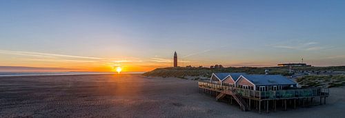Vuurtoren Eierland Texel  zonsopkomst