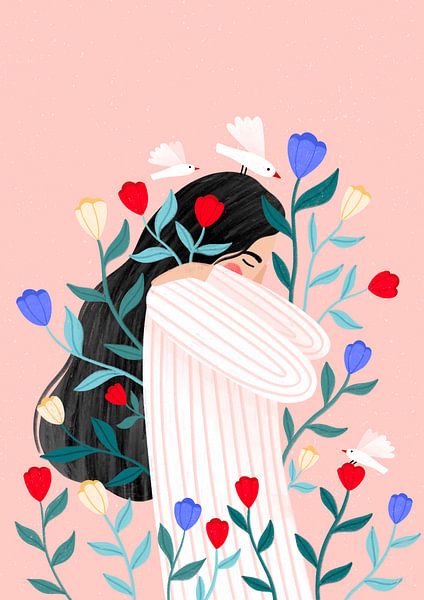 Blossoms and Serenity by Bea Müller