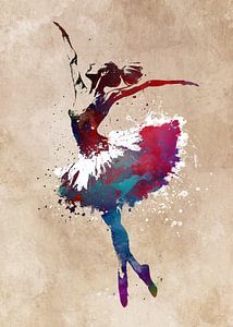 Ballett-Tänzerin #Ballett von JBJart Justyna Jaszke