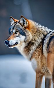 Snow wolf