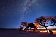Kamperen in Botswana met de melkweg par Eddy Kuipers Aperçu