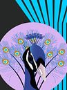 Vintage Pfau von Mad Dog Art Miniaturansicht