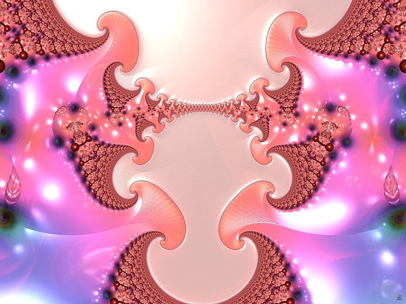 The effect of colours - Fractal by Petra Köhler