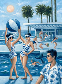 Retro Poolside Fun sur HUGO