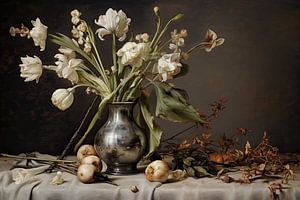Florales Porträt