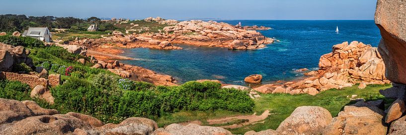 Landscape of the Cote Granit Rose near Perris Guirec by FineArt Panorama Fotografie Hans Altenkirch