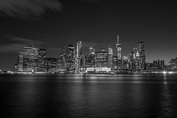 New York bei Nacht von Vincent de Moor