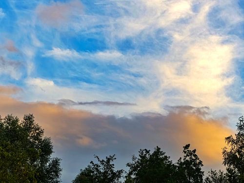 Uiteengetrokken wolken