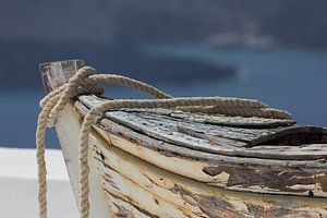 Oude griekse vissersboot