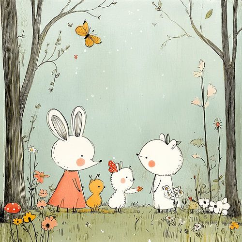 A Day in the Life of Forest Animals