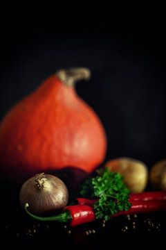 Stilleven 'pompoensoep'