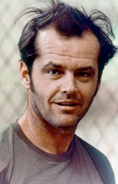Jack Nicholson Portret, 1975 van Bridgeman Images
