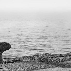 Der verlassene Schiffsanleger S/W von Detlef Schöler Fotografie