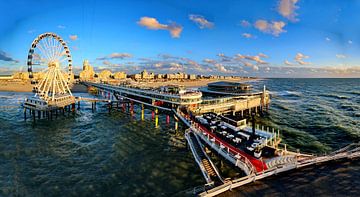 Scheveningen in sunset light von Henk Langerak