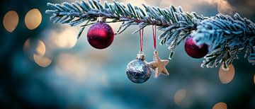 Kerst glamour van Poster Art Shop