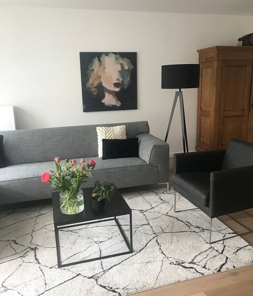 Abstract portrait "Marilyn"  by Carla Van Iersel 