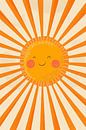 Fröhliche Sonne - Kinderzimmer von Poster Art Shop Miniaturansicht