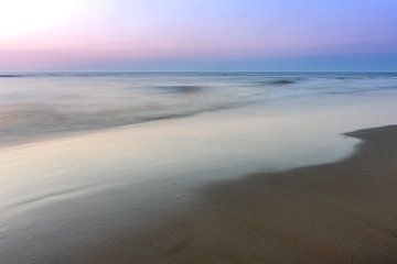 zonsondergang op het strand