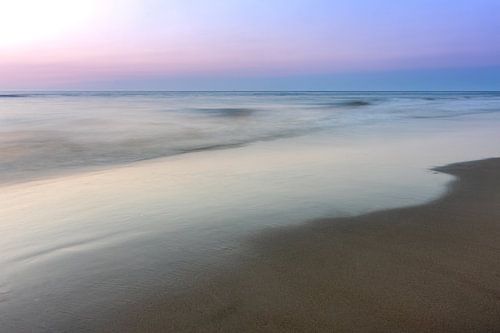 coucher de soleil sur la plage sur Karijn | Fine art Natuur en Reis Fotografie