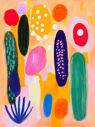 Abstracte kleurrijke kunst