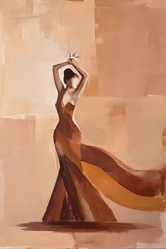 Flamenco Dress Spain by FoXo Art