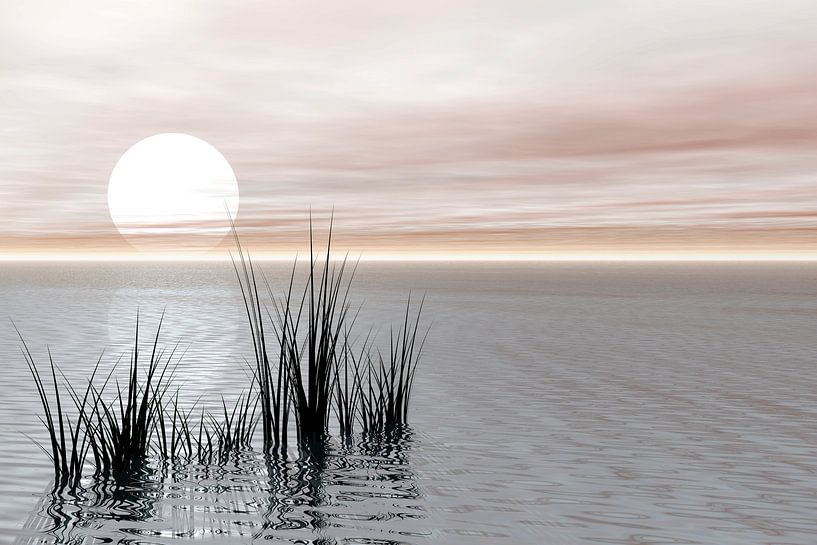 Sunset / Sunrise at the lake by Gabi Siebenhühner
