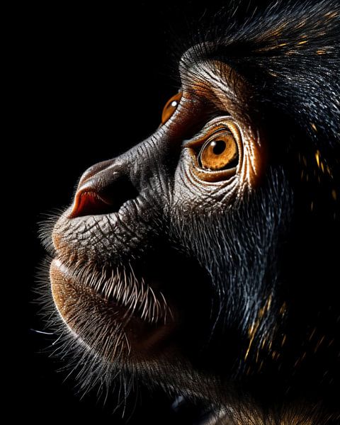 Dreaming monkey by fernlichtsicht