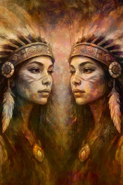 Verschmelzung von Stille, Weiblichkeit und Mystik von Saranda Foto Art