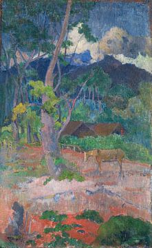 Landschaft mit Pferd, Paul Gauguin