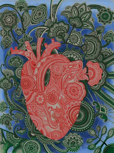 Imaginative human heart by ZenArtLin