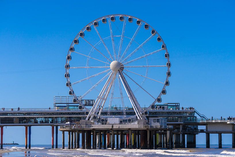 Grande roue et partie de la jetée de Scheveningen par Samantha Kagie